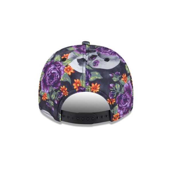Chicago Cubs Day of the Dead Skull & Roses 9FIFTY A-Frame Snapback
