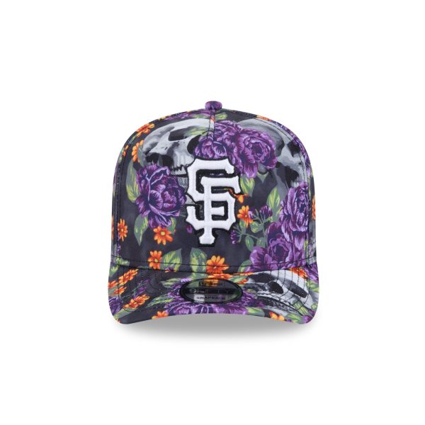 San Francisco Giants Day of the Dead Skull & Roses 9FIFTY A-Frame Snapback