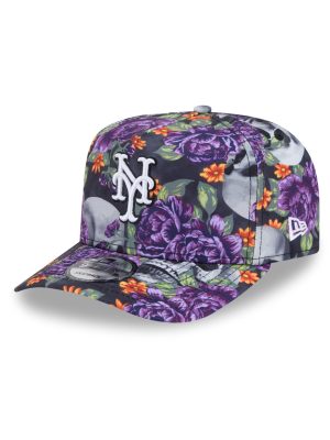 New York Mets Day of the Dead Skull & Roses 9FIFTY A-Frame Snapback