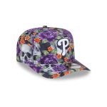 Philadelphia Phillies Day of the Dead Skull & Roses 9FIFTY A-Frame Snapback