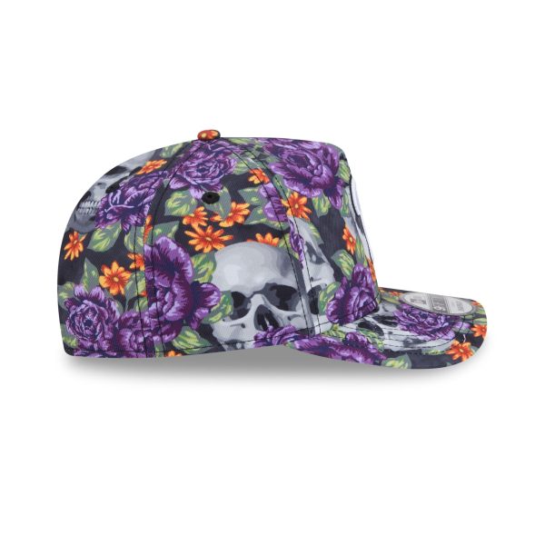 Philadelphia Phillies Day of the Dead Skull & Roses 9FIFTY A-Frame Snapback