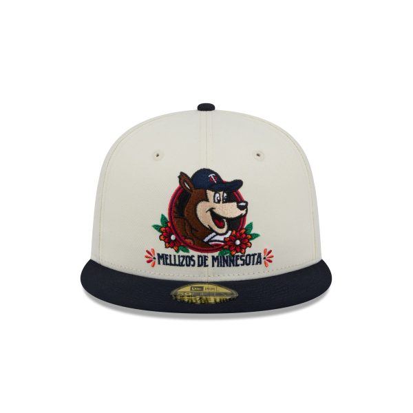 Minnesota Twins Day of the Dead Sugar Skull Mascot 59FIFTY Fitted Hat