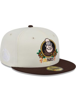 San Diego Padres Day of the Dead Sugar Skull Mascot 59FIFTY Fitted Hat