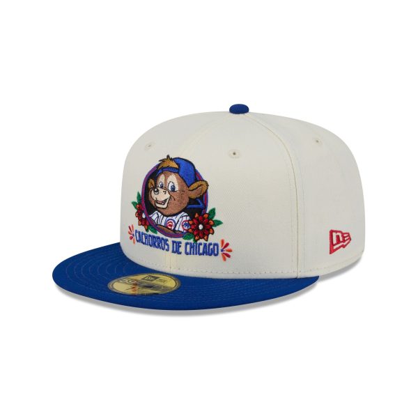 Chicago Cubs Day of the Dead Sugar Skull Mascot 59FIFTY Fitted Hat