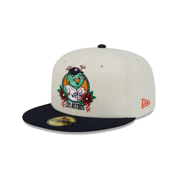 Houston Astros Day of the Dead Sugar Skull Mascot 59FIFTY Fitted Hat