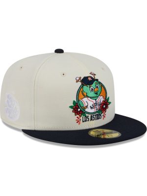 Houston Astros Day of the Dead Sugar Skull Mascot 59FIFTY Fitted Hat