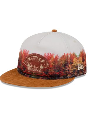 Boston Bruins Fall Forest Retro Crown 9FIFTY Adjustable Hat