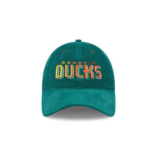 Anaheim Ducks Gradient Corduroy 9TWENTY Adjustable Hat