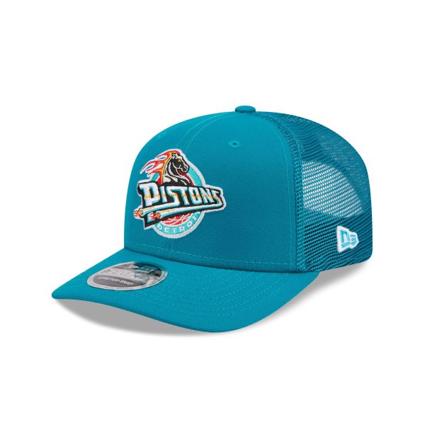 Detroit Pistons 1996-2000 Hardwood Classics 9SEVENTY Trucker Hat