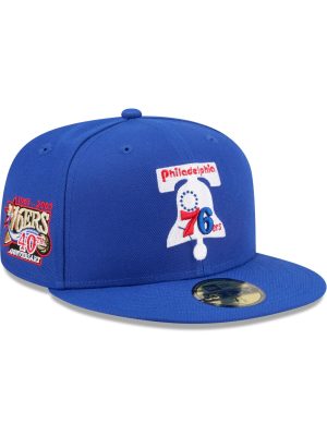 Philadelphia 76ers 1963-1976 Hardwood Classics Sidepatch 59FIFTY Fitted Hat