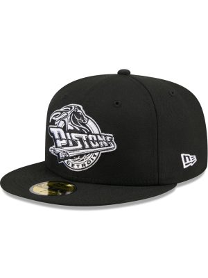 Detroit Pistons 1996-2000 Hardwood Classics Black 59FIFTY Fitted Hat