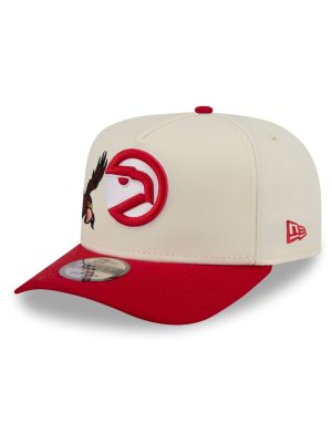 Atlanta Hawks 1972-1995 Hardwood Classics Chrome White 9FIFTY A-Frame Snapback Hat