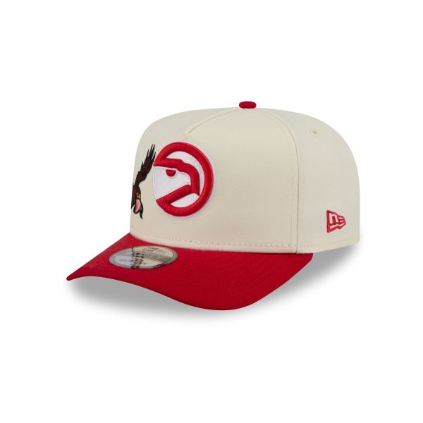 Atlanta Hawks 1972-1995 Hardwood Classics Chrome White 9FIFTY A-Frame Snapback Hat