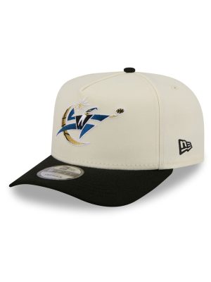 Washington Wizards 2007-2011 Hardwood Classics Chrome White 9FIFTY A-Frame Snapback Hat
