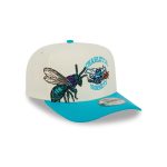 Charlotte Hornets 1988-2002 Hardwood Classics Chrome White 9FIFTY A-Frame Snapback Hat