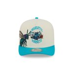 Charlotte Hornets 1988-2002 Hardwood Classics Chrome White 9FIFTY A-Frame Snapback Hat
