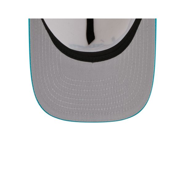 Charlotte Hornets 1988-2002 Hardwood Classics Chrome White 9FIFTY A-Frame Snapback Hat