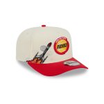 Houston Rockets 1972-1994 Hardwood Classics Chrome White 9FIFTY A-Frame Snapback Hat
