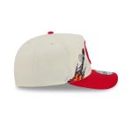 Houston Rockets 1972-1994 Hardwood Classics Chrome White 9FIFTY A-Frame Snapback Hat