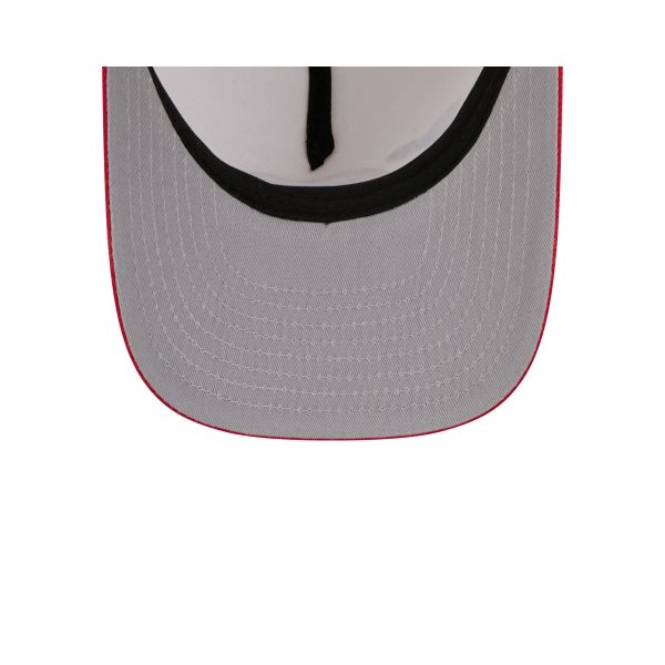 Houston Rockets 1972-1994 Hardwood Classics Chrome White 9FIFTY A-Frame Snapback Hat