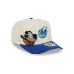 Dallas Mavericks 1970-2000 Hardwood Classics Chrome White 9FIFTY A-Frame Snapback Hat
