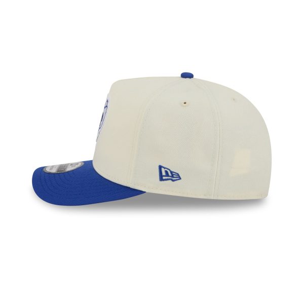 Dallas Mavericks 1970-2000 Hardwood Classics Chrome White 9FIFTY A-Frame Snapback Hat
