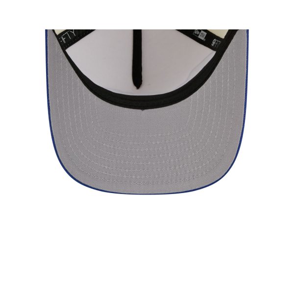 Dallas Mavericks 1970-2000 Hardwood Classics Chrome White 9FIFTY A-Frame Snapback Hat