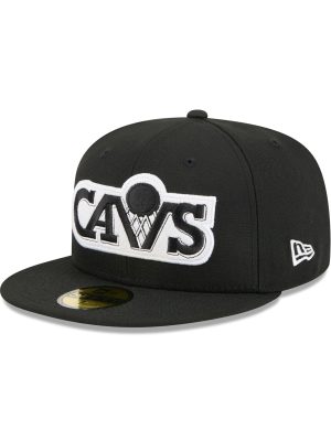 Cleveland Cavaliers 1983-1993 Hardwood Classics Black 59FIFTY Fitted Hat