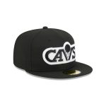 Cleveland Cavaliers 1983-1993 Hardwood Classics Black 59FIFTY Fitted Hat