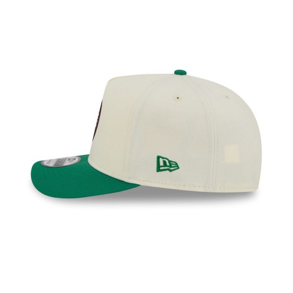 Boston Celtics 1968-1977 Hardwood Classics Chrome White 9FIFTY A-Frame Snapback Hat