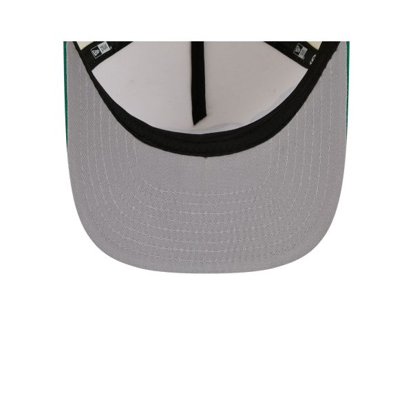 Boston Celtics 1968-1977 Hardwood Classics Chrome White 9FIFTY A-Frame Snapback Hat