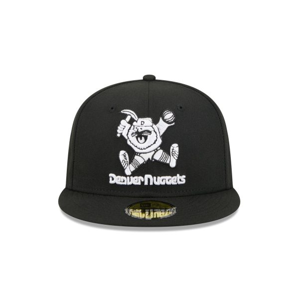Denver Nuggets 1974-1981 Hardwood Classics Black 59FIFTY Fitted Hat