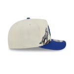 Minnesota Timberwolves 1989-1995 Hardwood Classics Chrome White 9FIFTY A-Frame Snapback Hat
