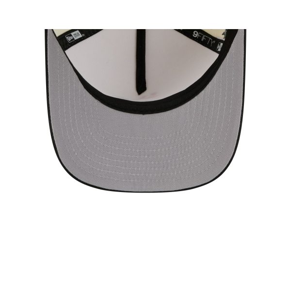 Milwaukee Bucks 1968-1992 Hardwood Classics Chrome White 9FIFTY A-Frame Snapback Hat