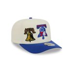 Philadelphia 76ers 1963-1976 Hardwood Classics Chrome White 9FIFTY A-Frame Snapback Hat