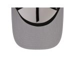 Utah Jazz 1979-1996 Hardwood Classics Chrome White 9FIFTY A-Frame Snapback Hat