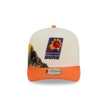 Phoenix Suns 1968-1991 Hardwood Classics Chrome White 9FIFTY A-Frame Snapback Hat