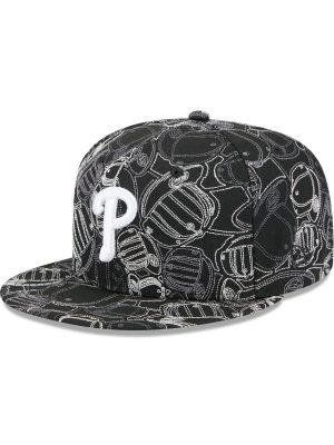 Philadelphia Phillies Cap Scramble 59FIFTY Fitted Hat