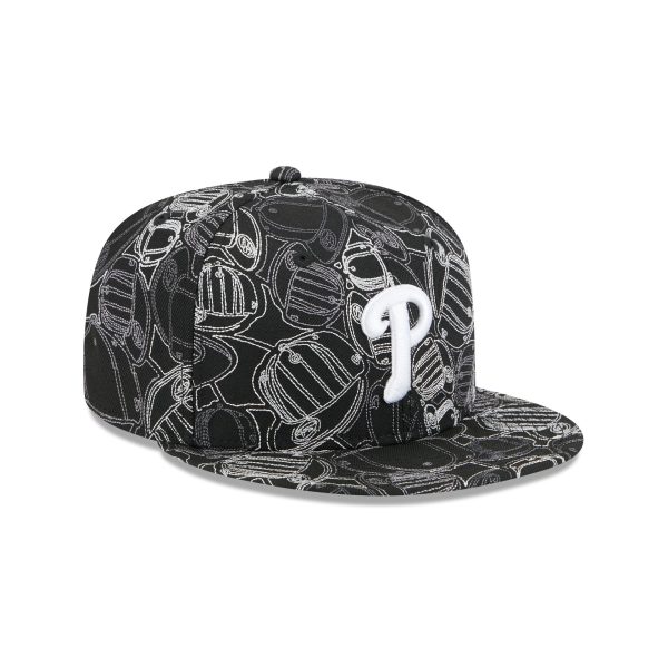 Philadelphia Phillies Cap Scramble 59FIFTY Fitted Hat
