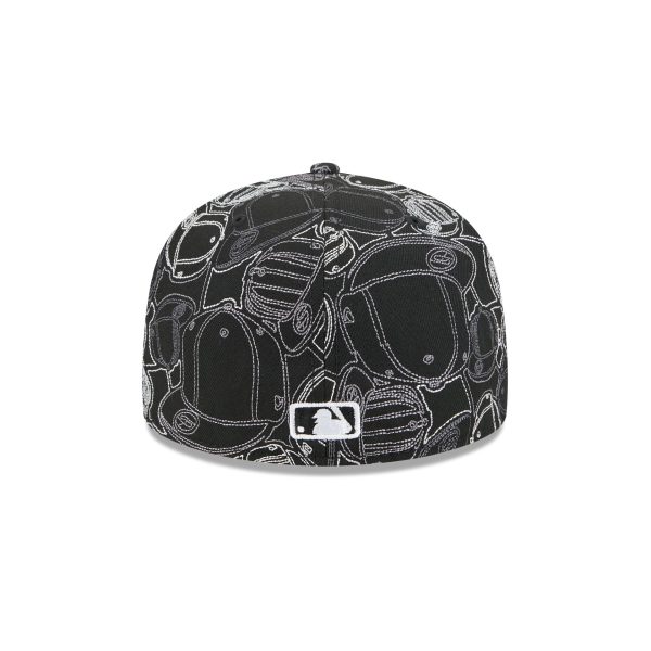 Philadelphia Phillies Cap Scramble 59FIFTY Fitted Hat