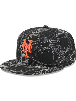 New York Mets Cap Scramble 59FIFTY Fitted Hat