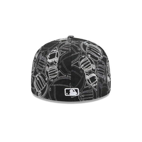 New York Mets Cap Scramble 59FIFTY Fitted Hat
