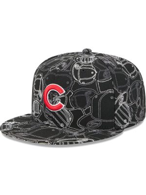 Chicago Cubs Cap Scramble 59FIFTY Fitted Hat