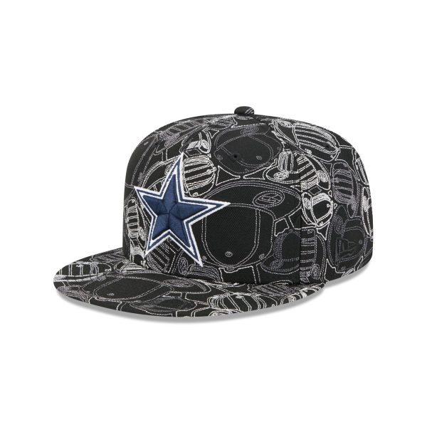 Dallas Cowboys Cap Scramble 59FIFTY Fitted Hat