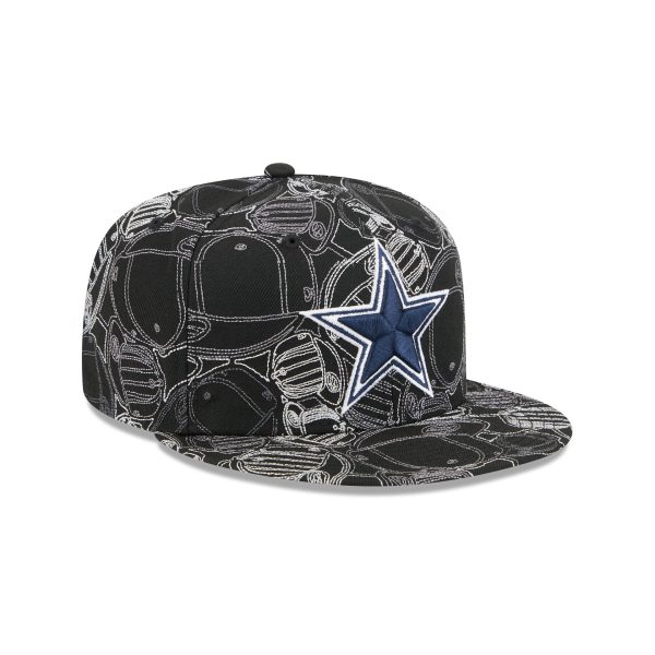 Dallas Cowboys Cap Scramble 59FIFTY Fitted Hat