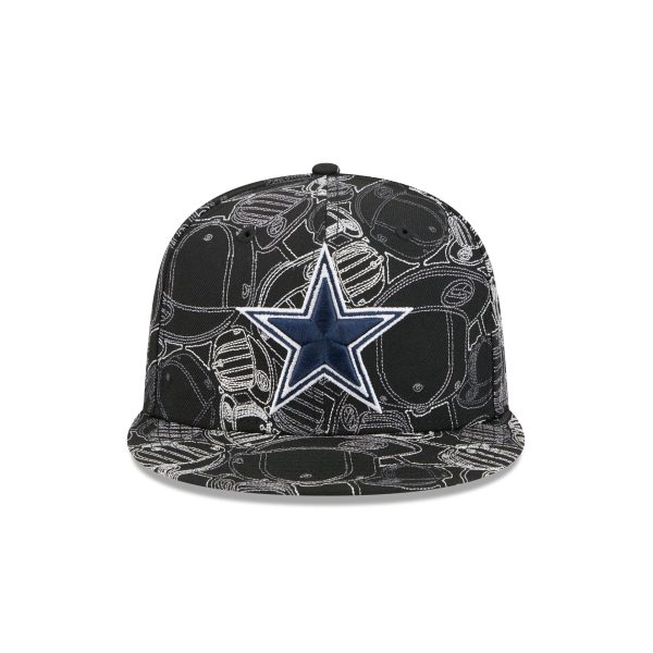Dallas Cowboys Cap Scramble 59FIFTY Fitted Hat