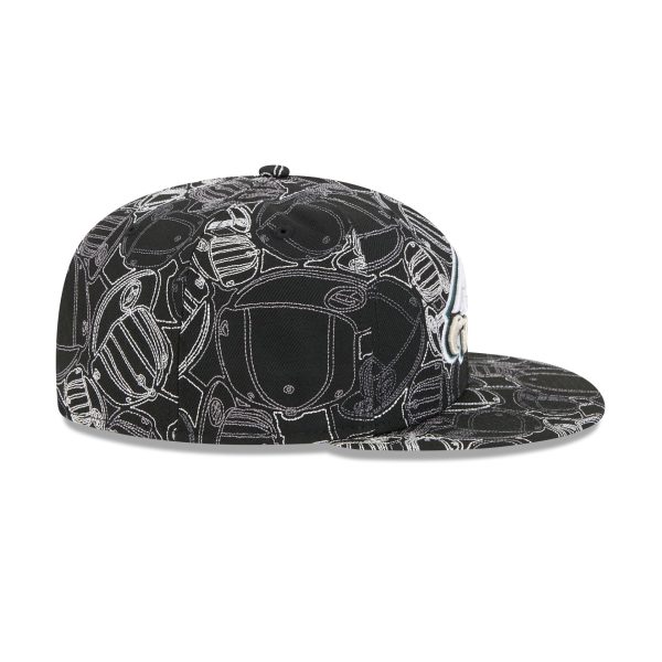 Philadelphia Eagles Cap Scramble 59FIFTY Fitted Hat