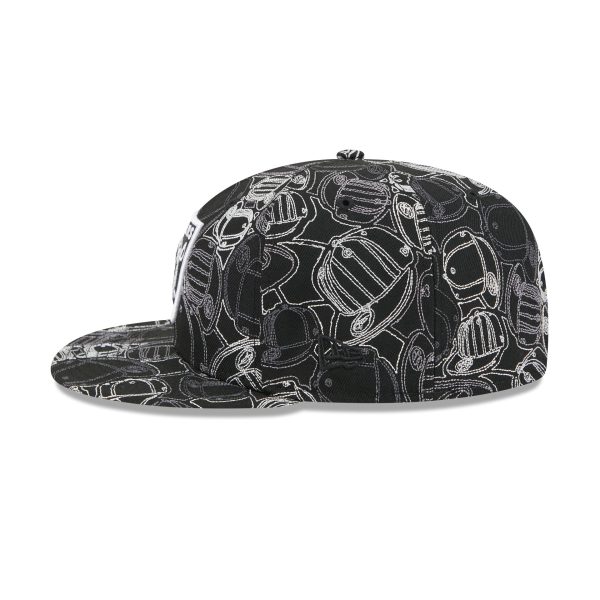 Las Vegas Raiders Cap Scramble 59FIFTY Fitted Hat