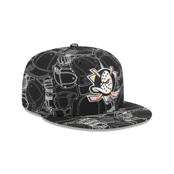 Anaheim Ducks Cap Scramble 59FIFTY Fitted Hat