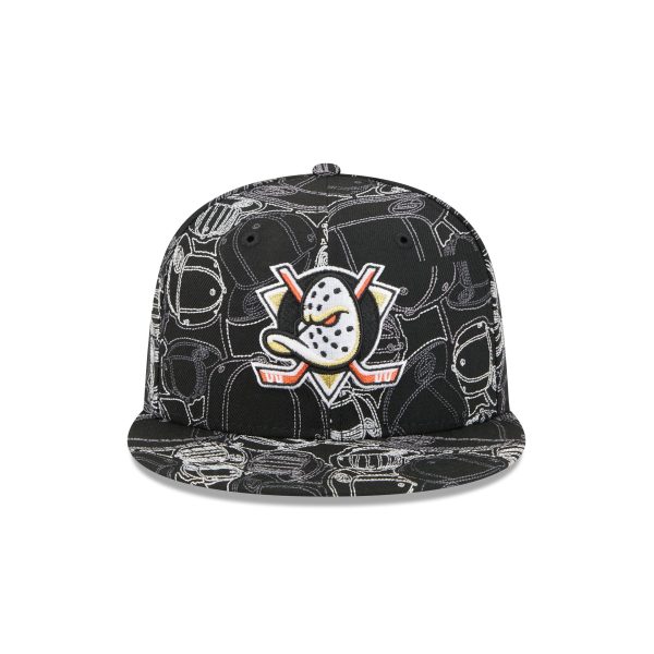 Anaheim Ducks Cap Scramble 59FIFTY Fitted Hat
